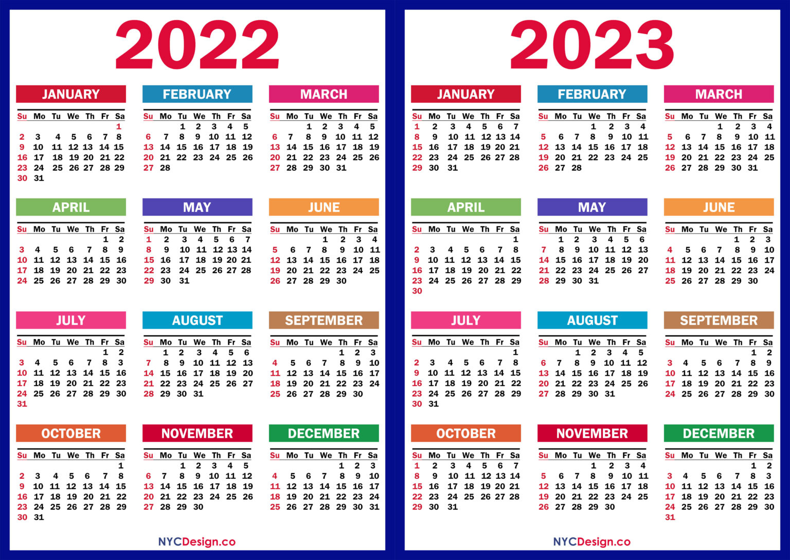 2022-2023-two-year-calendar-printable-free-colorful-blue-green