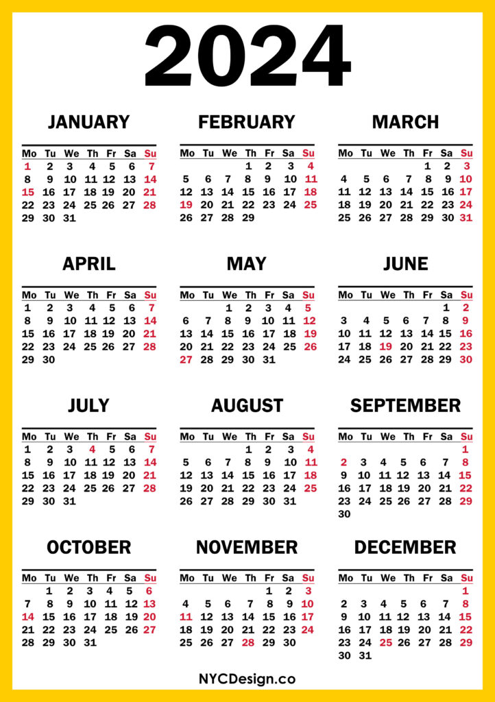 2024-calendar-with-us-holidays-printable-free-orange-yellow-monday-start-nycdesign-us