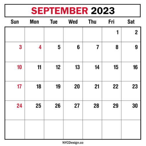 September 2023 Monthly Calendar with US Holidays, Planner, Printable ...